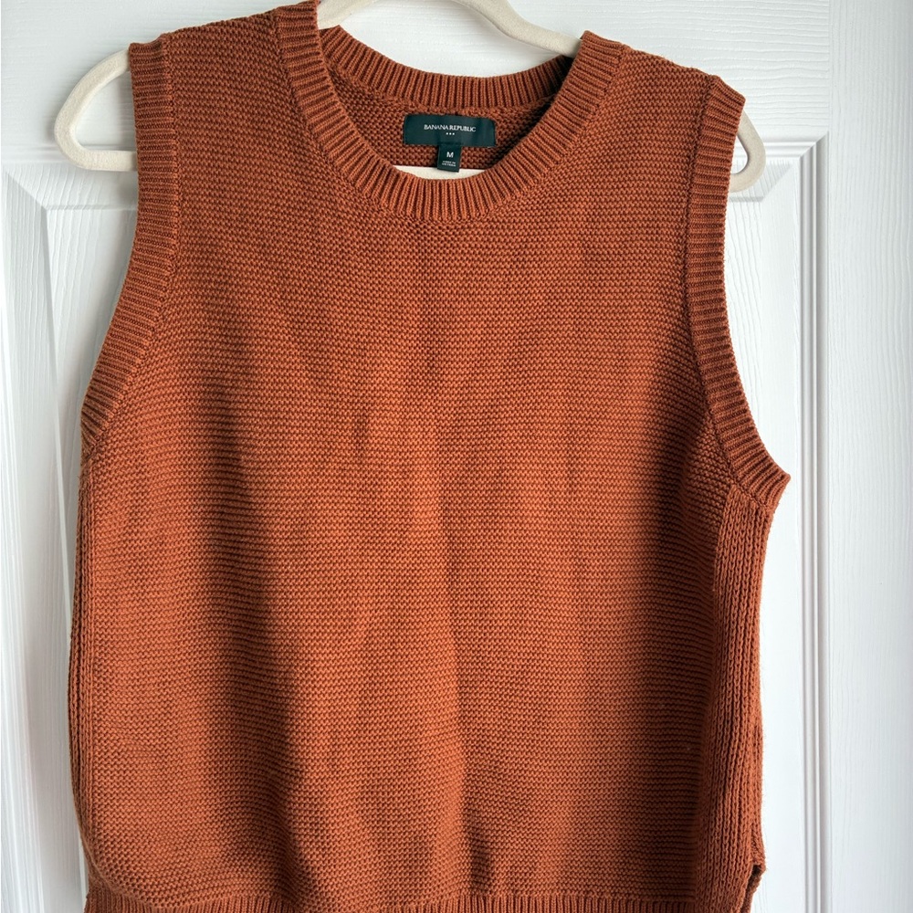 Banana Republic Rust Knit Sweater